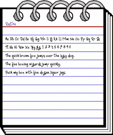 Rastha Regular animated font preview