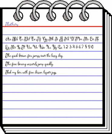 Rathury Regular animated font preview Rathury Regular animated font preview