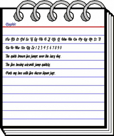 Raydric Regular animated font preview Raydric Regular animated font preview