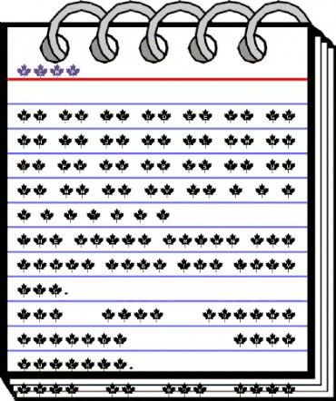 RCMP Regular animated font preview