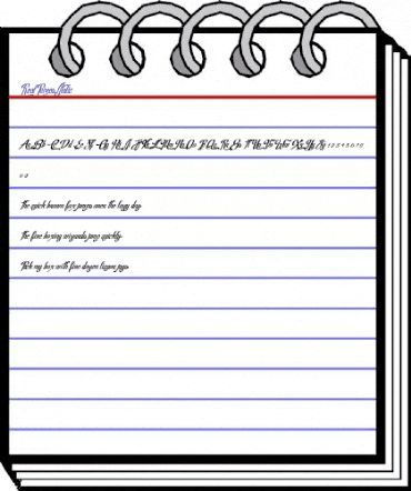 RealPrizesItalic Regular animated font preview