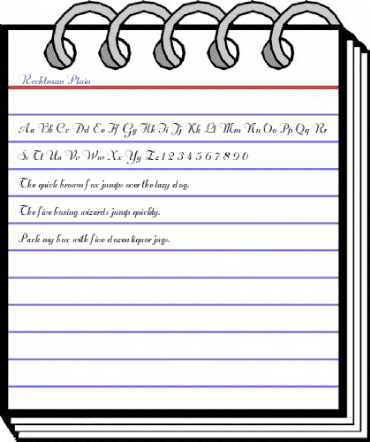 Rechtman Plain animated font preview Rechtman Plain animated font preview