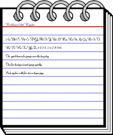 RechtmanSolid Regular animated font preview RechtmanSolid Regular animated font preview