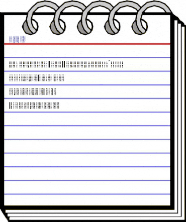 RecorderFont Regular animated font preview RecorderFont Regular animated font preview