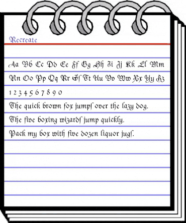 Recreate Normal animated font preview Recreate Normal animated font preview