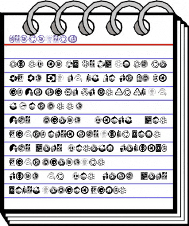 RecycleIt Regular animated font preview RecycleIt Regular animated font preview