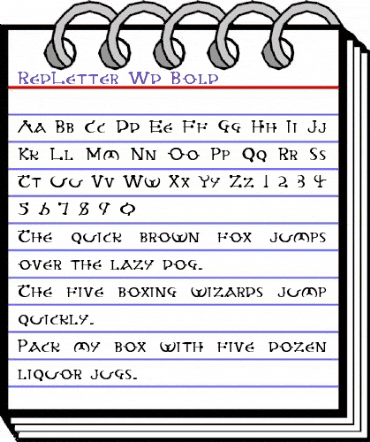 RedLetter Wd bold Bold animated font preview RedLetter Wd bold Bold animated font preview