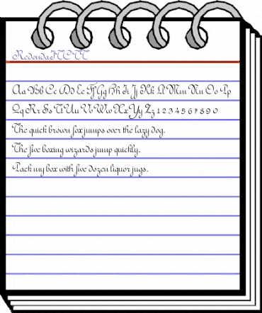 RedondaITC TT Regular animated font preview