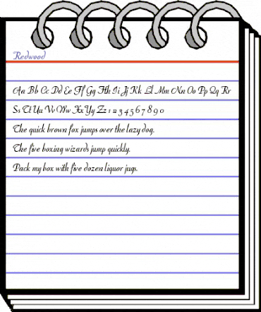 Redwood Regular animated font preview Redwood Regular animated font preview