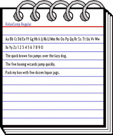 RelayComp-Regular Regular animated font preview RelayComp-Regular Regular animated font preview