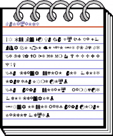 Religious Normal animated font preview