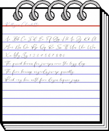 Rellyan Charlotte Regular animated font preview Rellyan Charlotte Regular animated font preview