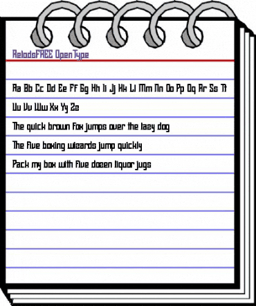 Relods FREE Regular animated font preview Relods FREE Regular animated font preview