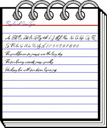 Rembank Regular animated font preview