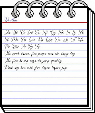 Resillia Regular animated font preview