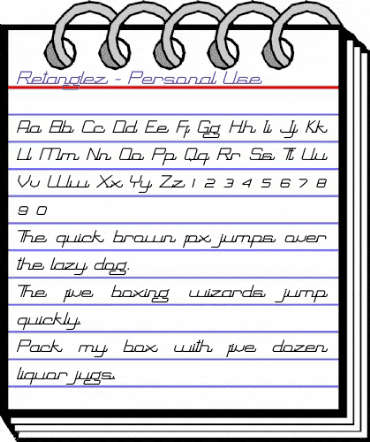 Retanglez - Personal Use Regular animated font preview Retanglez - Personal Use Regular animated font preview