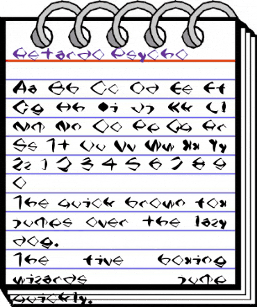 Retardo Psycho 1 animated font preview Retardo Psycho 1 animated font preview