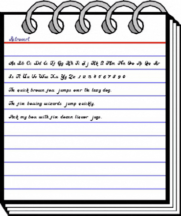 Retrovert Regular animated font preview Retrovert Regular animated font preview