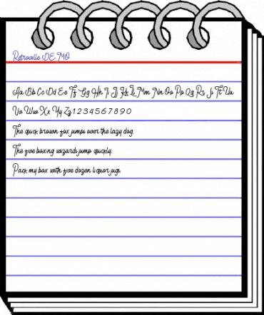 Retroville_DEMO Regular animated font preview Retroville_DEMO Regular animated font preview