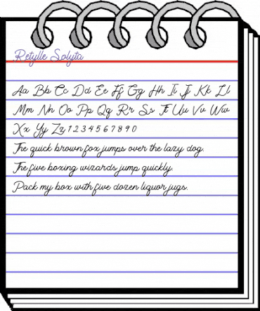 Retylle Solyta Regular animated font preview Retylle Solyta Regular animated font preview