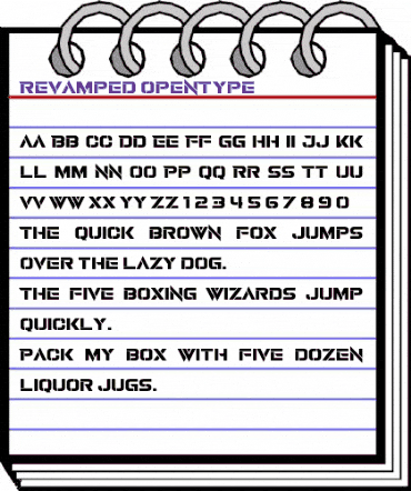 Revamped Regular animated font preview Revamped Regular animated font preview
