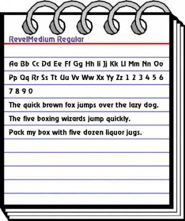 RevelMedium Regular animated font preview RevelMedium Regular animated font preview