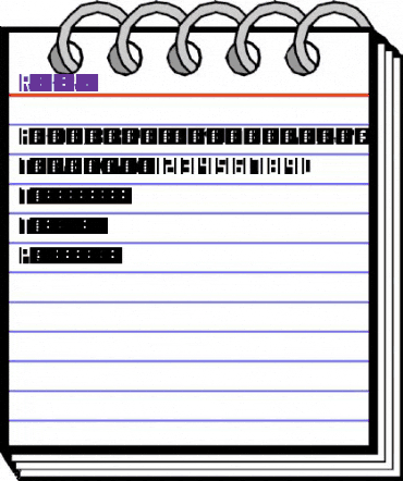 Reverse Block Regular animated font preview Reverse Block Regular animated font preview