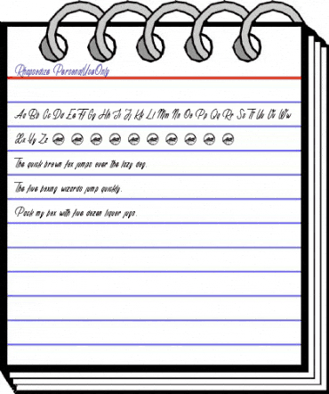 Rhapsodize_PersonalUseOnly Regular animated font preview Rhapsodize_PersonalUseOnly Regular animated font preview