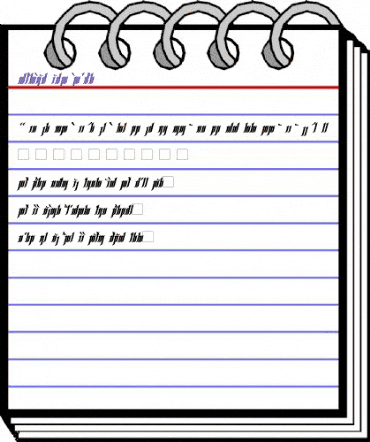 Rhesimol Bold Italic animated font preview Rhesimol Bold Italic animated font preview