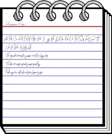 Rhesmanisa Regular animated font preview