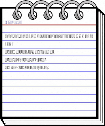 Rhinoclops 3D Regular animated font preview