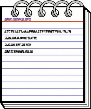 Rhinoclops Condensed Italic Regular animated font preview