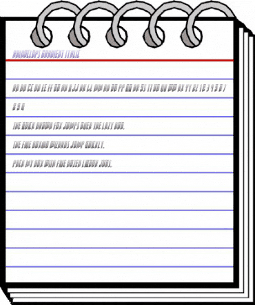 Rhinoclops Gradient Italic Regular animated font preview