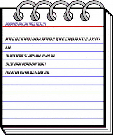 Rhinoclops Halftone Italic Regular animated font preview