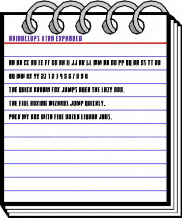 Rhinoclops Xtra-Expanded Regular animated font preview