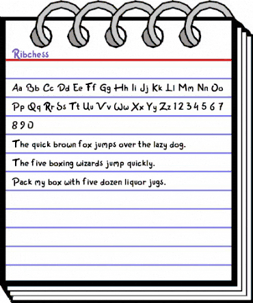 Ribchess Regular animated font preview Ribchess Regular animated font preview