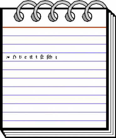 RichmondFraktur LT Regular animated font preview RichmondFraktur LT Regular animated font preview