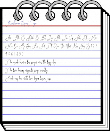 Rieesflomeo Regular animated font preview