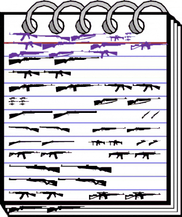 Rifle bats tfb Regular animated font preview