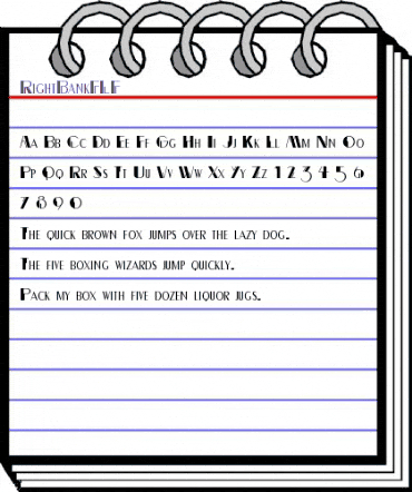 RightBankFLF Regular animated font preview RightBankFLF Regular animated font preview