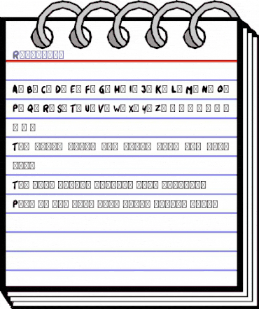 Rikabrush Regular animated font preview