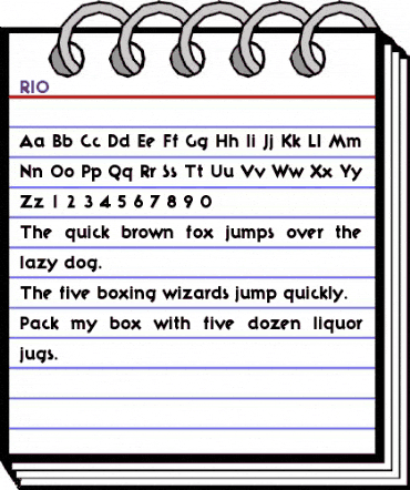 RIO Medium animated font preview RIO Medium animated font preview