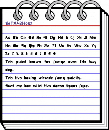 ripTRASHcut Regular animated font preview