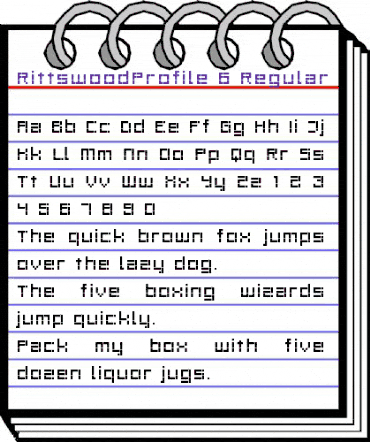 RittswoodProfile_6 Regular animated font preview RittswoodProfile_6 Regular animated font preview