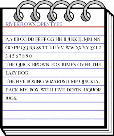 RIVERFLOWS Regular animated font preview RIVERFLOWS Regular animated font preview