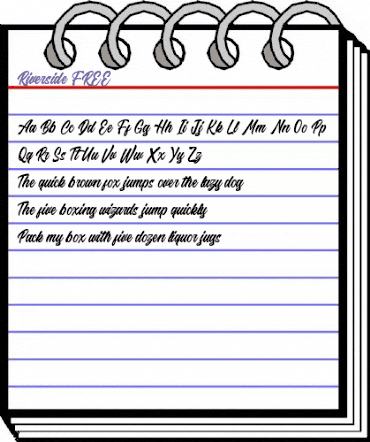 Riverside FREE Regular animated font preview Riverside FREE Regular animated font preview