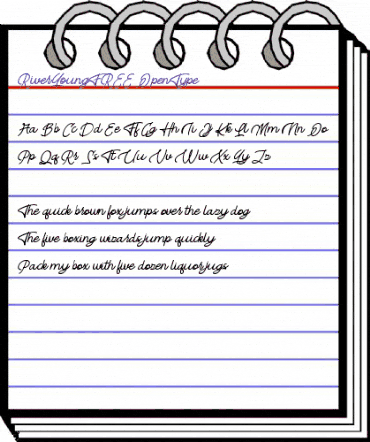 River Young FREE Regular animated font preview River Young FREE Regular animated font preview