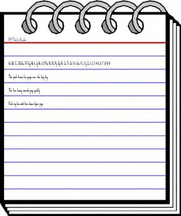 RM Thicky Regular animated font preview RM Thicky Regular animated font preview