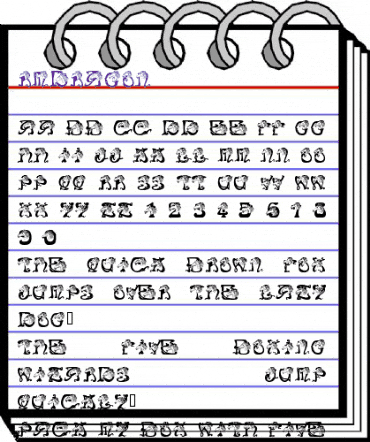 RMDragon  animated font preview