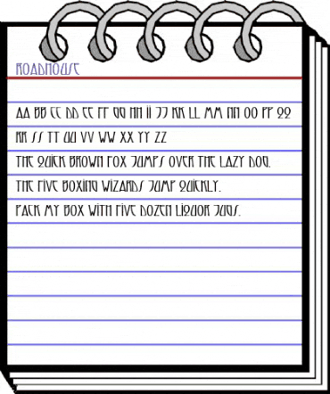 Roadhouse 7 Bold animated font preview